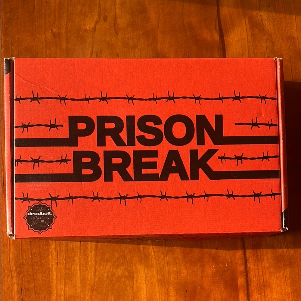 Red and Black Prison Break Board Game